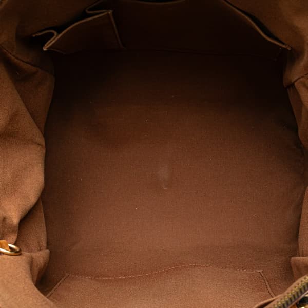 Pre-owned Louis Vuitton Monogram Tivoli GM Brown