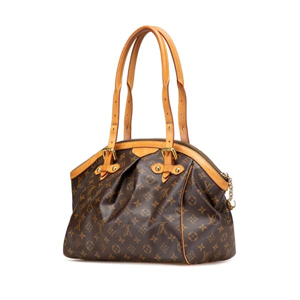 Pre-owned Louis Vuitton Monogram Tivoli GM Brown