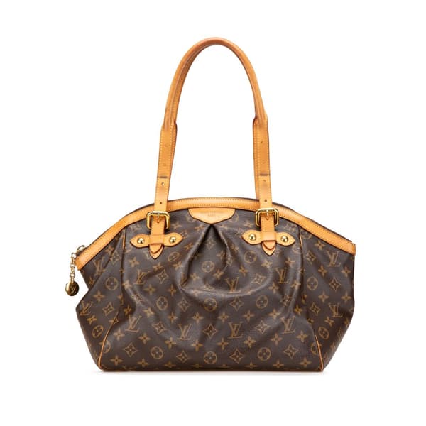 Pre-owned Louis Vuitton Monogram Tivoli GM Brown