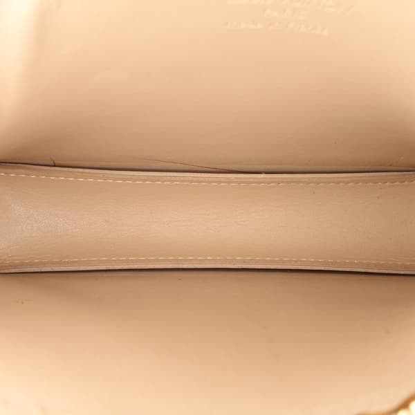 Pre-owned Louis Vuitton Monogram Vernis Pochette Lexington Brown