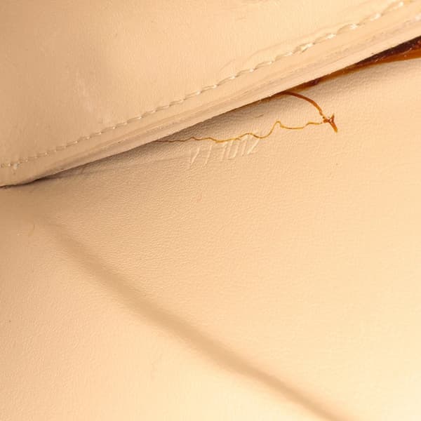 Pre-owned Louis Vuitton Monogram Vernis Pochette Lexington Brown