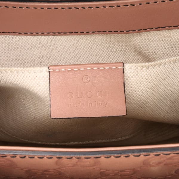 Pre-owned Gucci Medium Guccissima Emily Shoulder Bag Brown