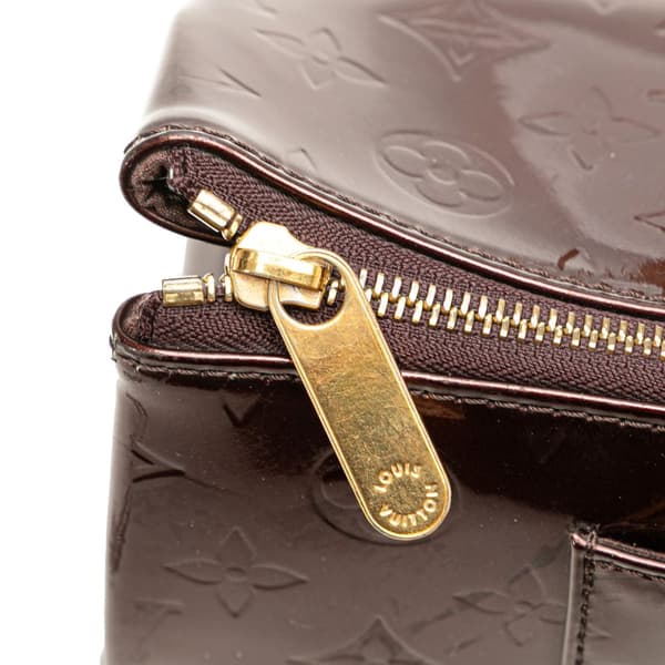 Pre-owned Louis Vuitton Monogram Vernis Rosewood Avenue Red