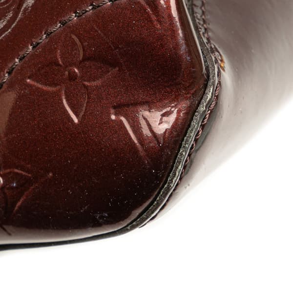 Pre-owned Louis Vuitton Monogram Vernis Rosewood Avenue Red