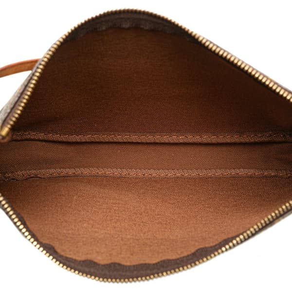 Pre-owned Louis Vuitton Monogram Pochette Accessoires Brown