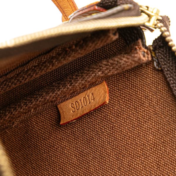 Pre-owned Louis Vuitton Monogram Pochette Accessoires Brown