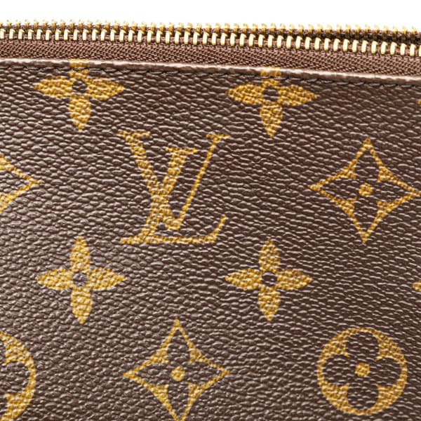 Pre-owned Louis Vuitton Monogram Pochette Accessoires Brown