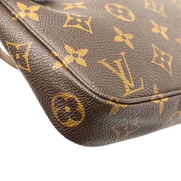Pre-owned Louis Vuitton Monogram Pochette Accessoires Brown