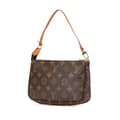 Miniatyrbilde 2 av 10: Pre-owned Louis Vuitton Monogram Pochette Accessoires Brown