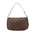 Miniatyrbilde 1 av 10: Pre-owned Louis Vuitton Monogram Pochette Accessoires Brown