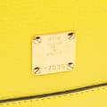 Miniatyrbild 6 av 10: Pre-owned MCM Studded Leather Shoulder Bag Yellow