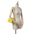 Miniatyrbild 10 av 10: Pre-owned MCM Studded Leather Shoulder Bag Yellow