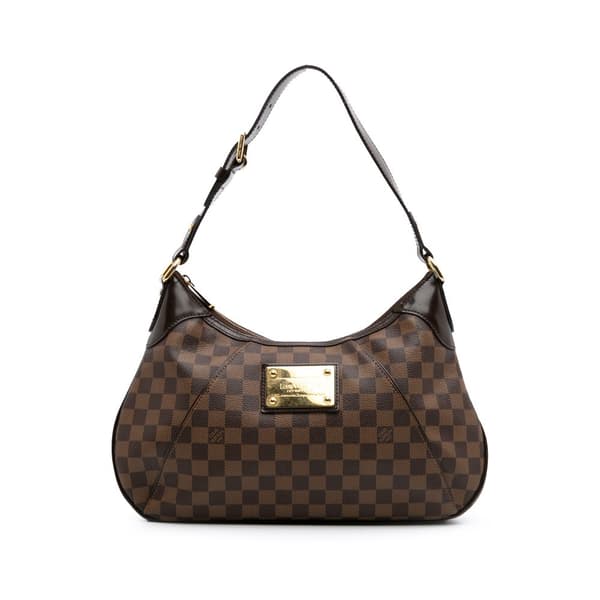 Pre-owned Louis Vuitton Damier Ebene Thames GM Brown