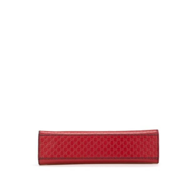 Pre-owned Gucci Medium Microguccissima Emily Shoulder Bag Red