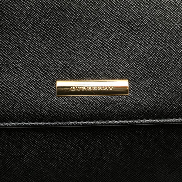 Pre-owned Burberry Leather Shoulder Bag Black