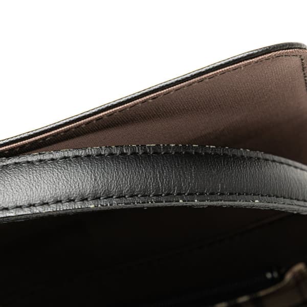 Pre-owned Burberry Leather Shoulder Bag Black