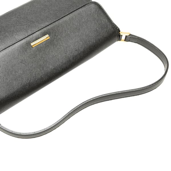 Pre-owned Burberry Leather Shoulder Bag Black