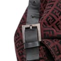 Miniatyrbillede 9 af 10: Pre-owned Fendi Zucchino Canvas Mamma Forever Red