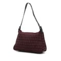 Miniatyrbillede 2 af 10: Pre-owned Fendi Zucchino Canvas Mamma Forever Red