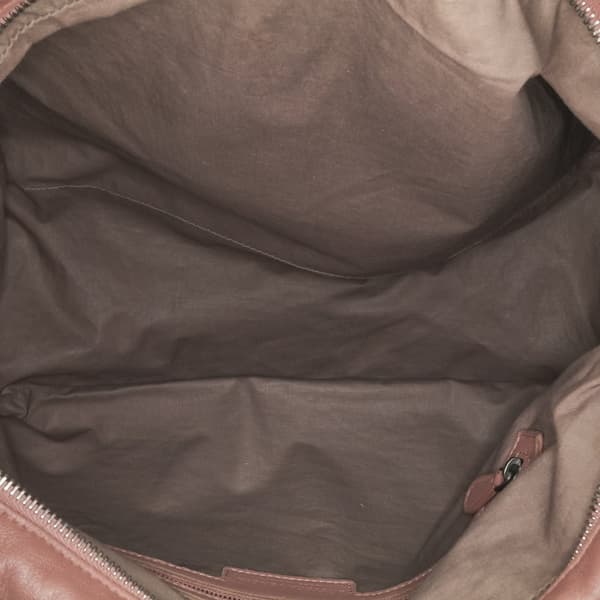 Pre-owned Bottega Veneta Nappa Intrecciato Shoulder Bag Brown