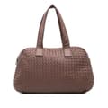 Pikkukuva 1 / 7: Pre-owned Bottega Veneta Nappa Intrecciato Shoulder Bag Brown