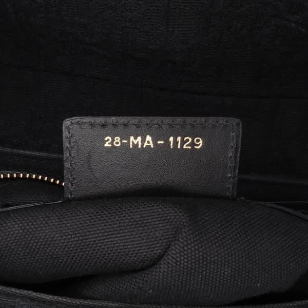 Pre-owned Dior Oblique Canvas Saddle Bag Black