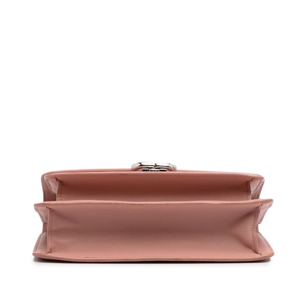 Pre-owned Chanel Large Quilted Goatskin CC Box Flap Pink