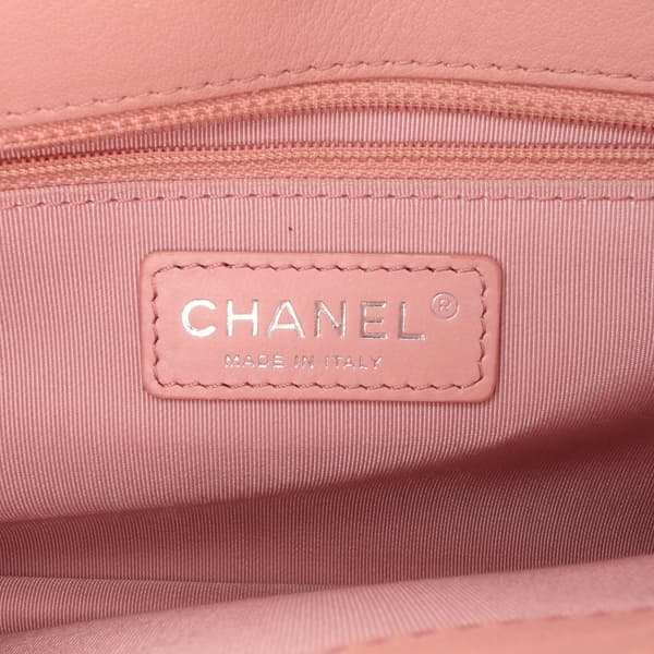 Pre-owned Chanel Large Quilted Goatskin CC Box Flap Pink