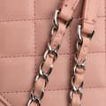 Miniatyrbillede 8 af 10: Pre-owned Chanel Large Quilted Goatskin CC Box Flap Pink