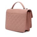 Miniatyrbillede 2 af 10: Pre-owned Chanel Large Quilted Goatskin CC Box Flap Pink