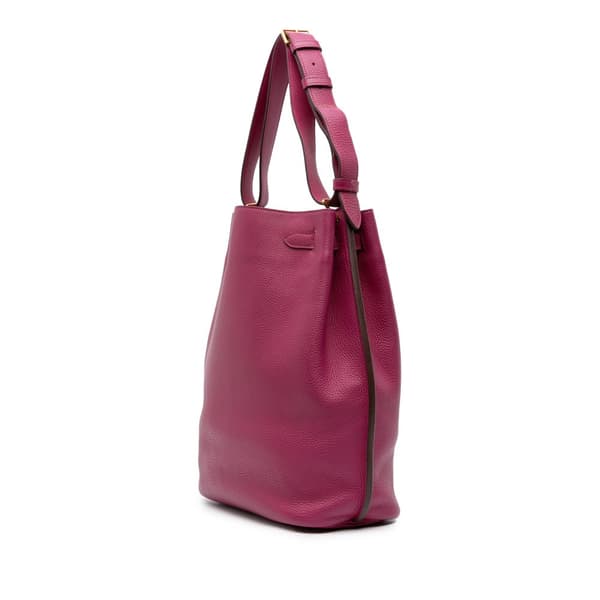 Pre-owned Hermès Togo So Kelly 26 Pink