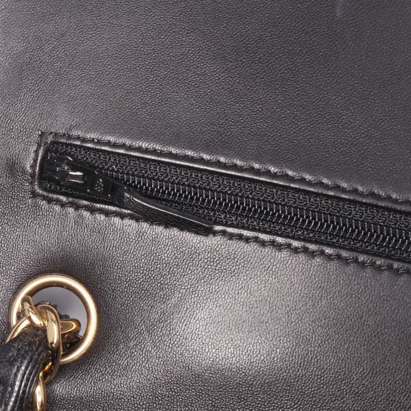 Pre-owned Chanel Jumbo Classic Lambskin Double Flap Black