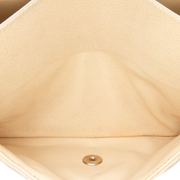 Pre-owned Chanel Jumbo Classic Caviar Double Flap Brown