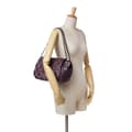 Miniatyrbillede 9 af 10: Pre-owned Chanel Paris-Byzance Nylon Tweed On Stitch Bubble Accordion Flap Red
