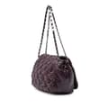 Miniatyrbillede 2 af 10: Pre-owned Chanel Paris-Byzance Nylon Tweed On Stitch Bubble Accordion Flap Red