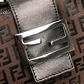 Miniatyrbilde 9 av 10: Pre-owned Fendi Zucchino Canvas Shoulder Bag Brown