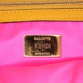 Miniatyrbillede 5 af 10: Pre-owned Fendi Sarah Coleman Zucca Coated Canvas 1997 Vertigo Baguette Yellow