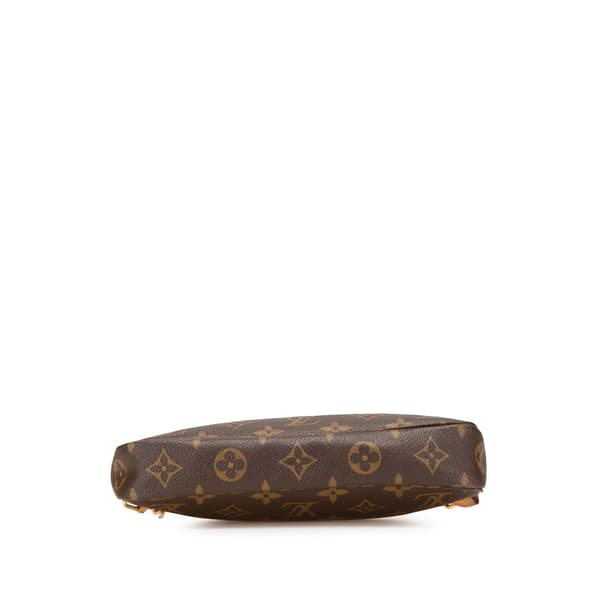 Pre-owned Louis Vuitton Monogram Pochette Accessoires Brown
