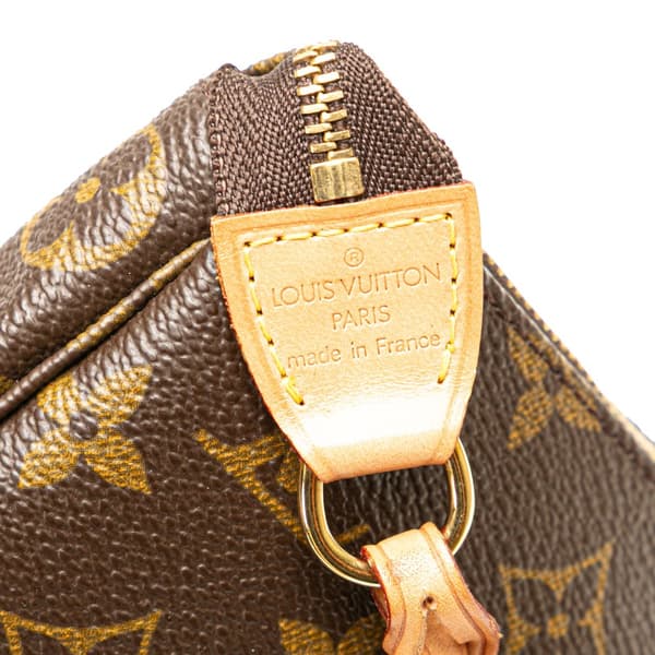 Pre-owned Louis Vuitton Monogram Pochette Accessoires Brown