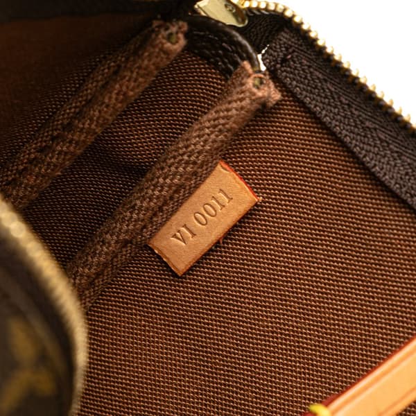 Pre-owned Louis Vuitton Monogram Pochette Accessoires Brown