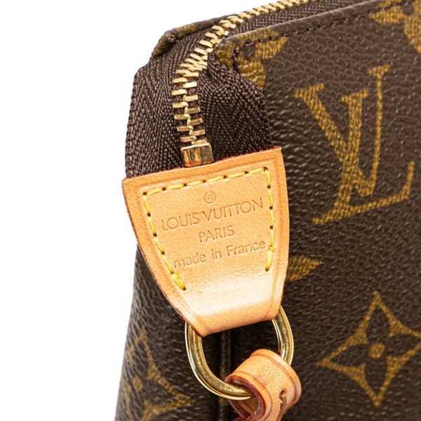 Pre-owned Louis Vuitton Monogram Pochette Accessoires Brown
