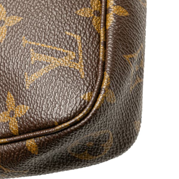 Pre-owned Louis Vuitton Monogram Pochette Accessoires Brown
