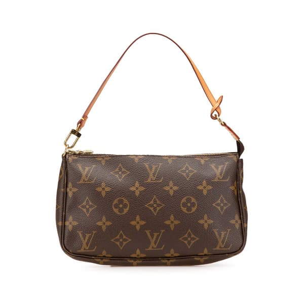 Pre-owned Louis Vuitton Monogram Pochette Accessoires Brown