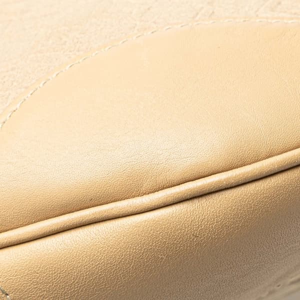 Pre-owned Gucci GG Suede Shoulder Bag Brown