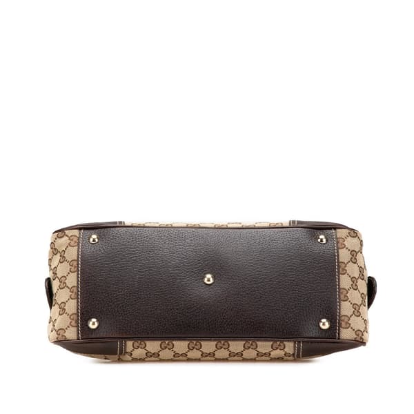 Pre-owned Gucci GG Canvas Princy Shoulder Bag Brown