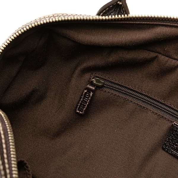 Pre-owned Gucci GG Canvas Princy Shoulder Bag Brown