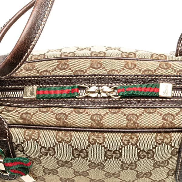 Pre-owned Gucci GG Canvas Princy Shoulder Bag Brown