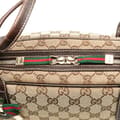 Miniatyrbild 9 av 10: Pre-owned Gucci GG Canvas Princy Shoulder Bag Brown