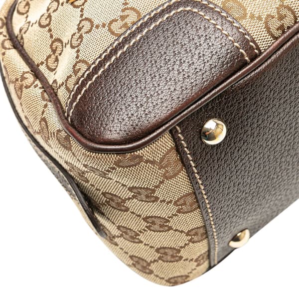 Pre-owned Gucci GG Canvas Princy Shoulder Bag Brown