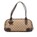 Miniatyrbild 1 av 10: Pre-owned Gucci GG Canvas Princy Shoulder Bag Brown